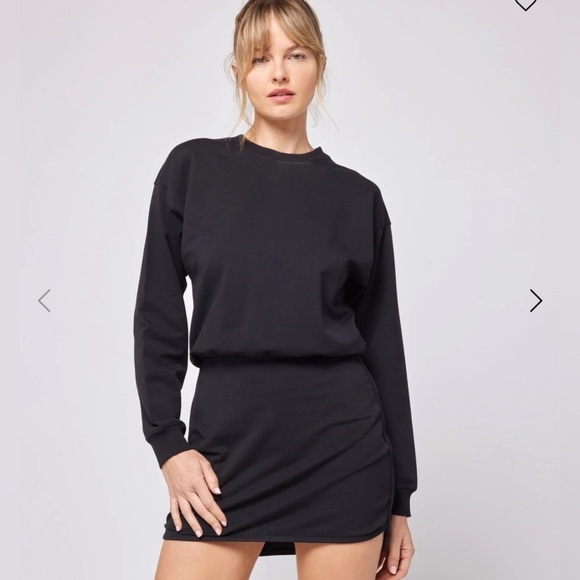 NEW L*Space Groove Dress l L l Black - Picture 2 of 9